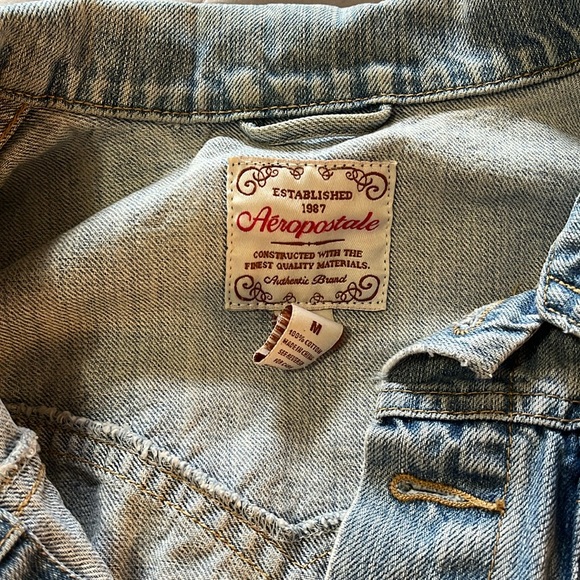 AEROPOSTALE Distressed Jean jacket - Picture 4 of 6
